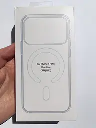 Протиударний чохол для Apple iPhone 17 Pro Clear Case Ultra Hybrid MagSafe Прозорий з магнітом - мініатюра 8