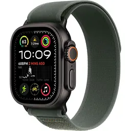 Смарт-годинник Apple Watch Ultra 2 49 mm Black Titanium Case with Green Trail Loop M/L [MYTJ3+MYQ43] [114889]