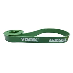 Резинка для фітнесу York 20-40кг - 2080x32x4,5 мм, зелений - мініатюра 2