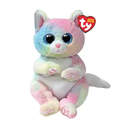 Дитяча іграшка м'яконабивна TY BEANIE BELLIES 41291 Райдужний кіт CAT