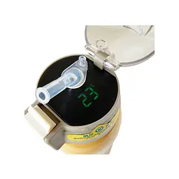 Дитячий термос-поїльник "Тигр" MGZ-0324(Yellow) з індикатором температури 550 мл - мініатюра 2