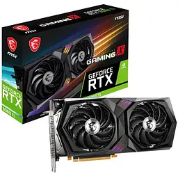 Відеокарта MSI RTX 3060Ti 8GB Gaming X LHR (RTX 3060 Ti GAMING X 8G LHR) (GDDR6, 256 bit, PCI-E v4.0 x16) Б/в - мініатюра 5