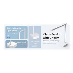 Настільна лампа акумуляторна Yeelight Rechargeable Desk Lamp YLYTD-0039 біла YLYTD-0039 - мініатюра 4