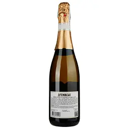 Упаковка ігристого вина Artwinery Артемівське біле напівсолодке 4.5 л (0.75 л x 6 шт.) - мініатюра 3