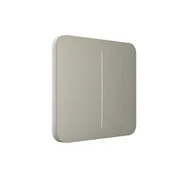Розумний вимикач Ajax SoloButton 2-gang /Оливковий (SoloButton 2-gang /Olive) - мініатюра 2