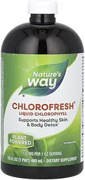 Хлорофіл Liquid Chlorophyll 480 мл М'ята Nature's Way vit0004775