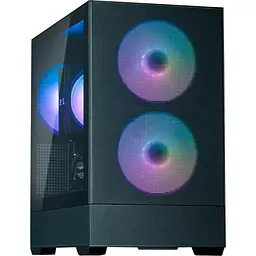 Корпус Zalman P30 AIR, Black, Mini Tower, без БЖ, для Micro ATX / Mini ITX, 1xType-C / 1xUSB 3.0, макс. CPU - 181 мм / VGA - 392 мм, 3x140 мм ARGB, бічна панель із загартованого скла - мініатюра 2