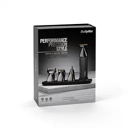 BaByliss Набір для стрижки Super-X Metal Black Edition, для голови, вусів, бороди,носа і тіла, акум., насадок-15, сумка для зберігання, підставка, сталь, чорний - мініатюра 9