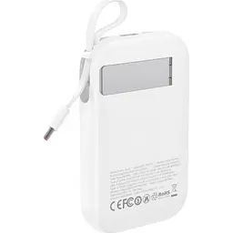 Зовнішній акумулятор XO PR270 10000mAh 22.5W White (714808) [172650] - мініатюра 3