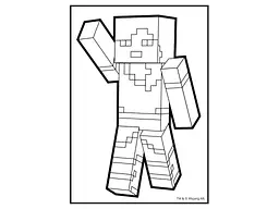 Розфарбовка YES А4 Minecraft, 12 стор. (742915) - мініатюра 2