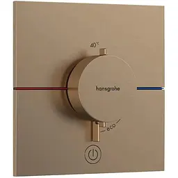 Термостат для душу Hansgrohe ShowerSelect Comfort E brushed bronze 15575140