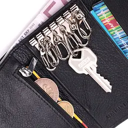 Містка ключниця з натуральної шкіри ST Leather 22477 чорна - мініатюра 7