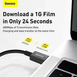 Дата кабель USB-C to Lightning 1.0m 20W Superior Series Black Baseus (CATLYS-A01) - мініатюра 10