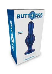 Анальна пробка TOYJOY The Batter Buttplug 12 см (синій)