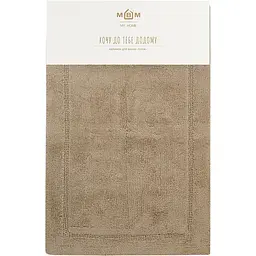 Килимок для ванної кімнати МВМ My Home Лиман 90х60 см холодний бежевий (BM-02 M COOL BEIGE)