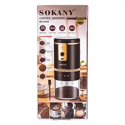 Кавомолка електрична Sokany SK-04026 13 Вт 250 мл Sokany SK-04026 - мініатюра 9