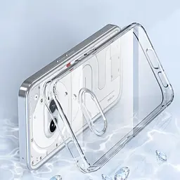 TPU чохол Epik Transparent 1.5 mm Full Camera для Nothing Phone 2a Безбарвний прозорий - мініатюра 2