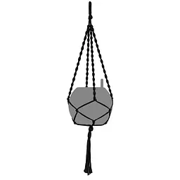 Підвіс Lechuza Macrame Boho чорний 120 см (13899)