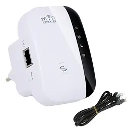 Бездротовий WI-FI репітер – підсилювач сигналу 802.11N/B/G 2dBi ∙ Розширювач діапазону WI-FI мережі в розетку - мініатюра 2