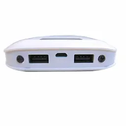 Портативний зарядний пристрій для телефона Power Bank UKC 30000 Lcd Павербанк USB білий - мініатюра 3
