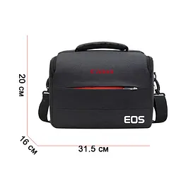 Сумка для фотокамери Canon EOS 31.5x20x16 см Чорний (IBF085BR12) - мініатюра 8