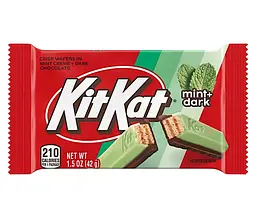 Шоколадний батончик Kit Kat Mint and Dark Chocolate Candy Bar 42 г