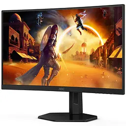 Монітор TFT 27" AOC C27G4ZXU, Fast VA, вигнутий, 280Hz, 2xHDMI, DP, USB-hub, HAS, колонки, чорний (C27G4ZXU) - мініатюра 7
