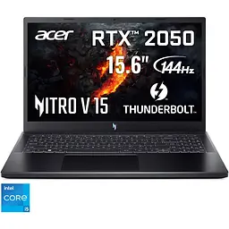 Ноутбук Ігровий Acer Nitro V15 ANV15-51-5844 i5-13420H la 47GHz, Full-HD, IPS, 16GB DDR5, 512GB, RTX 2050