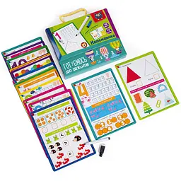 Картки з маркером Vladi Toys Готуємось до школи: Математика укр. мова (VT5010-22) - мініатюра 2