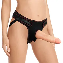 Страпон LoveToy Easy Set As Pic 19 см тілесний - мініатюра 15