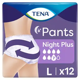 Підгузки для дорослих Tena Pants Plus Night Труси нічні розмір Large 12 шт (7322540839920)