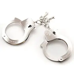 Металеві наручники для пристрасного сексу Fifty Shades of Grey You. Are. Mine., 26.7 см - мініатюра 4