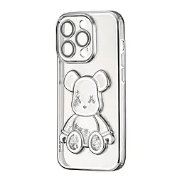 Чохол Shining Bear Case Protected Camera iPhone 14 Pro Silver
