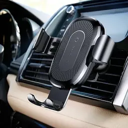 Автотримач з бездротовою зарядкою Baseus Gravity Car Mount (Air Outlet) 1.67A 10 W WXYL-01 - мініатюра 2