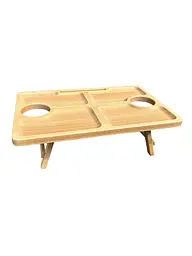 Буковий Пивний столик Великий 50x30 см - мініатюра 2