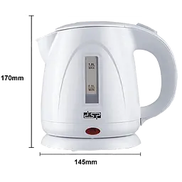 Електрочайник DSP KK1128 дисковий пластиковий 1 л білий 1300W (KK1128_405) - мініатюра 4