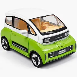 Іграшкова машинка AutoExpert Baojun KiWi EV 1:24 металопластикова, інерційний механізм, світлові та звукові ефекти, відкривні двері - мініатюра 7