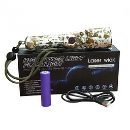 Ручний акумуляторний ліхтар камуфляж з функцією Power Bank 1200 Lumen AK132M