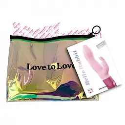 Вібратор-кролик Love To Love Hello Rabbit Rose з гнучким стовбуром і стимуляцією точки G, 2 мотори - мініатюра 7