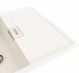 Кухонна мийка Platinum 8650 DIAMOND матова білосніжна (SP000039163) - мініатюра 6