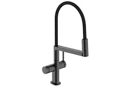 Змішувач для кухні Hansgrohe Talis Select M54 PowderSpray brushed black chrome 72861340