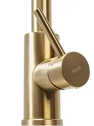 Змішувач для кухні з витяжним виливом Rea Fresh brushed gold (REA-B9148) золотий - матовий - мініатюра 4