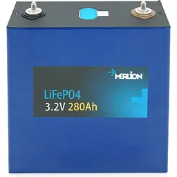 Комірка для акумуляторних батарей Merlion LiFePO4 3.2V (3.2V/280Ah/896Wh) (ML-3.2V280AH) [125462]