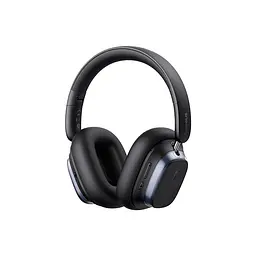 Накладні навушники Baseus Bowie H1s, Noise-Cancellation Wireless Headphones, BT5.4, ANC, 800mAh, 60h, 120h, black - мініатюра 2