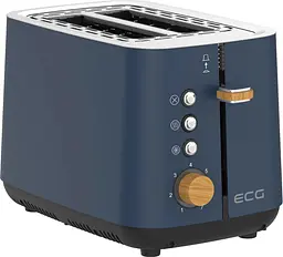 Тостер ECG ST 2768 Timber Petrol - мініатюра 8