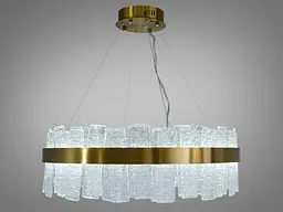 Люстра стельова LED Diasha 817/600BR 140W, бронзова, для зали та інтер'єрів 0-20 м²
