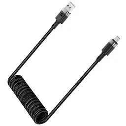 Дата кабель Acefast C14-04 USB to Type-C 3A (1.2m) Black - мініатюра 4