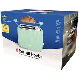 Тостер Russell Hobbs Eden 800 Вт фісташковий (27374-56) - мініатюра 2