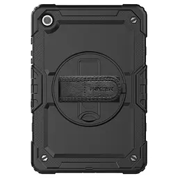 Протиударний захисний чохол для планшета Samsung Galaxy Tab A9+ (SM-X210/X216), Panzer, чорний, силікон + полікарбонат, накладка з підставкою і ремінцем на плече, з посиленими кутами, 360°, ArmorStandart (ARM82517) - мініатюра 2