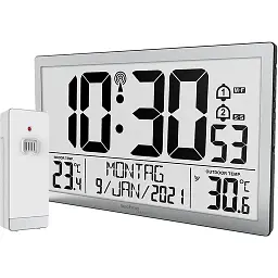 Годинник настінний Technoline WS8113 Silver (WS8113)